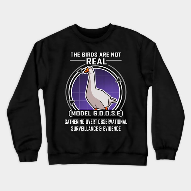 The birds are not real Crewneck Sweatshirt by Duckfieldsketchbook01